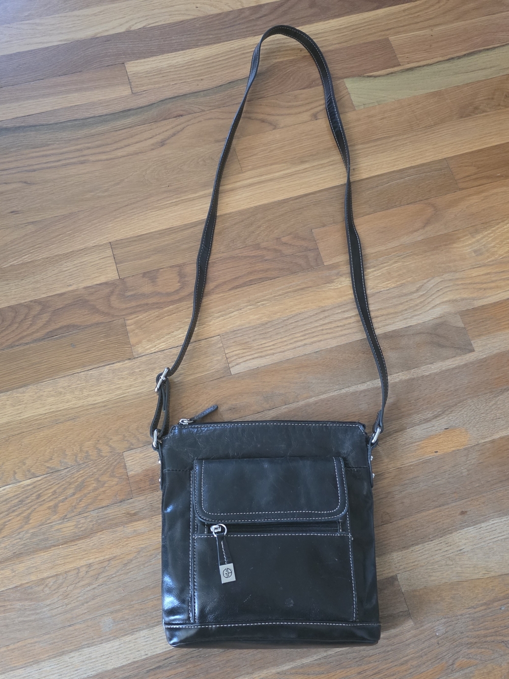Giani Bernini Black Crossbody Shoulder Bag